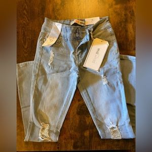 Denim Diva Girls Ankle Jeggings Size 12 NWT